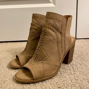 Target Tan Heeled Booties